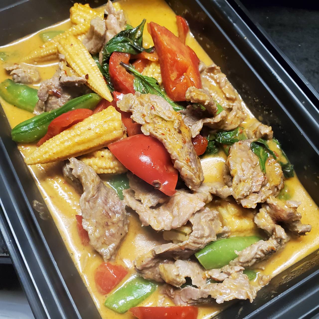 Order Panang Curry food online from Orchid Thai Restaurant & Bar store, Falmouth on bringmethat.com
