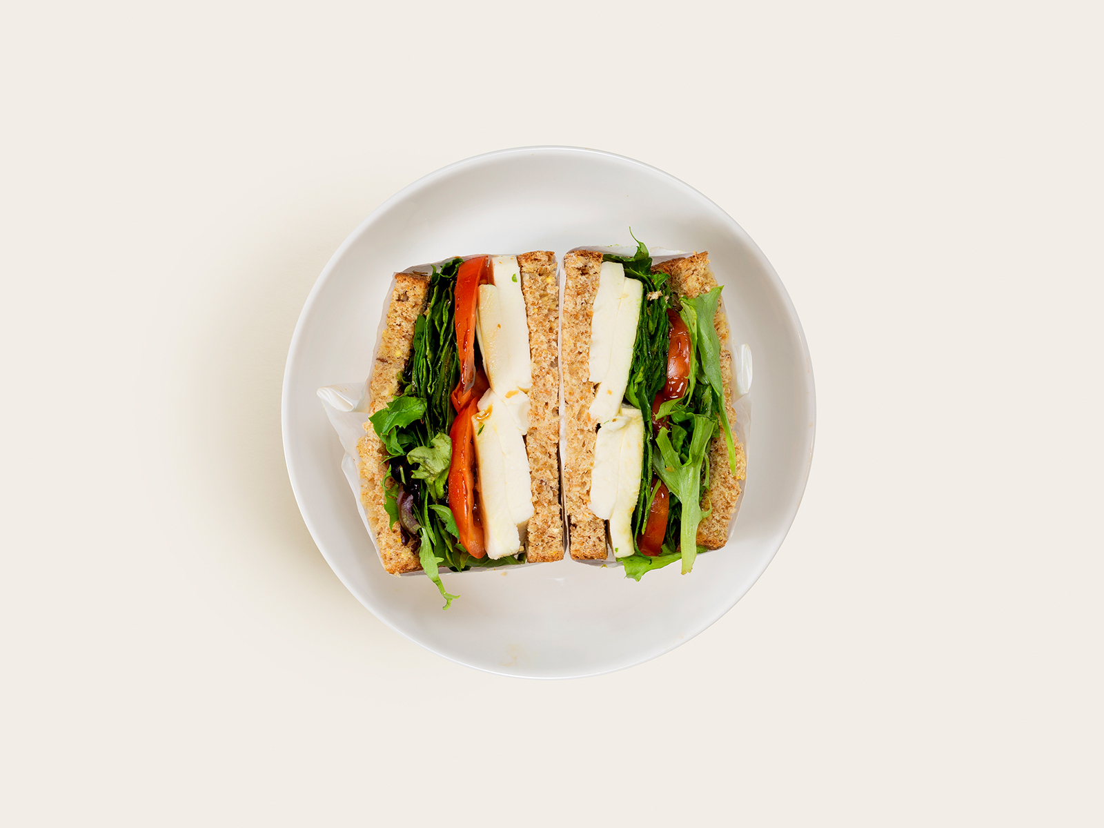 Order Caprese Sandwich food online from Power Lunch store, New York on bringmethat.com