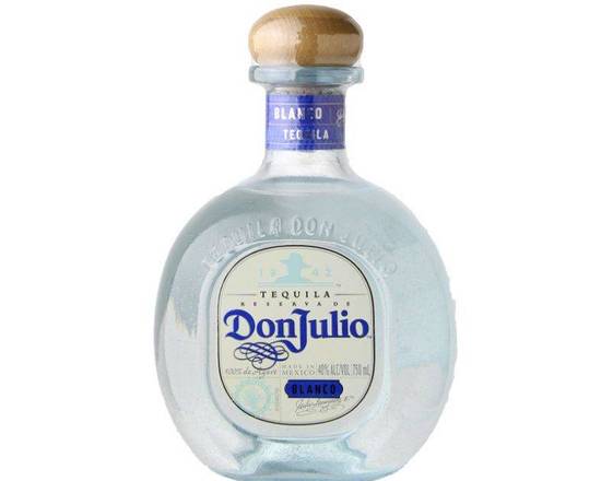Order Don Julio Blanco, 750mL tequila (40.0% ABV) food online from House Of Wine store, New Rochelle on bringmethat.com