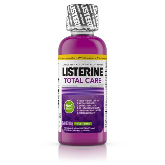 Order Listerine Total Care Anticavity Mouthwash Fresh Mint, 3.2 OZ food online from CVS store, FRANKFORT on bringmethat.com