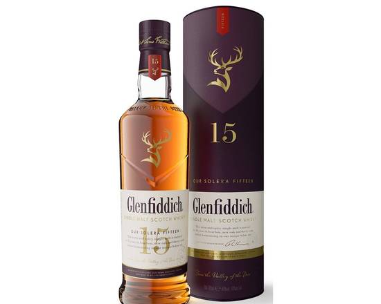 Order Glenfiddich, 15 Years Old Solera Reserve Single Malt Scotch Whisky · 750 mL food online from House Of Wine store, New Rochelle on bringmethat.com