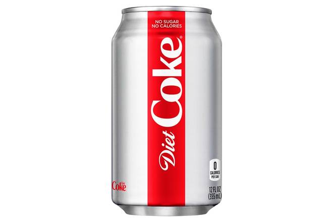 Order 12oz Can -Diet Coke® food online from Pollo Tropical store, Lauderhill on bringmethat.com