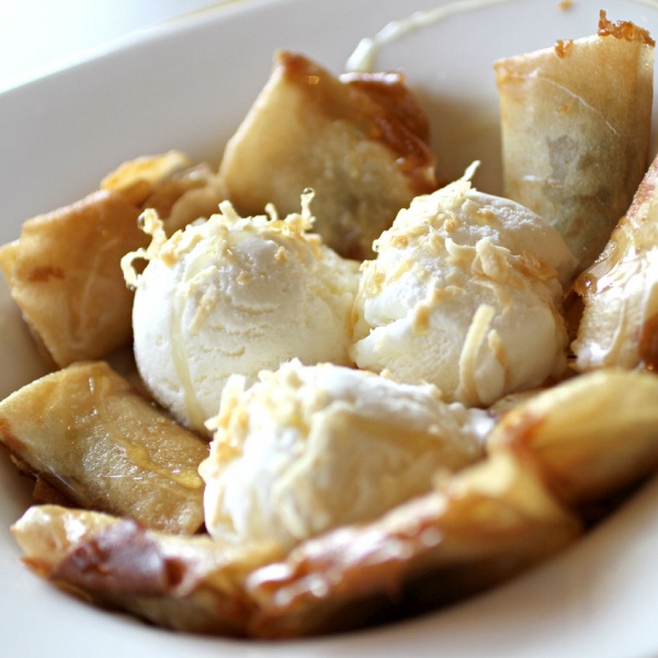 Order Crispy Banana with Ice Cream food online from Thailand Restaurant store, Beaverton on bringmethat.com