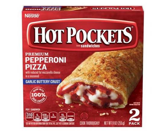 Order Hot Pockets Pepperoni Pizza Ss 9 Oz food online from Johnny Rockets store, Aliso Viejo on bringmethat.com