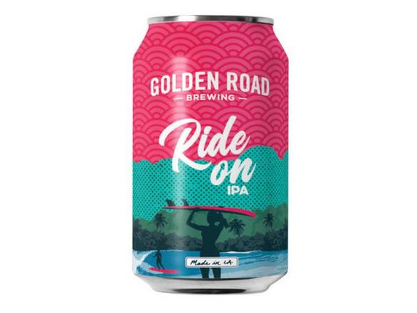 Order Golden Road Brewing Ride On IPA - 6x 12oz Cans food online from Shell Beach Liquor & Deli store, Pismo Beach on bringmethat.com