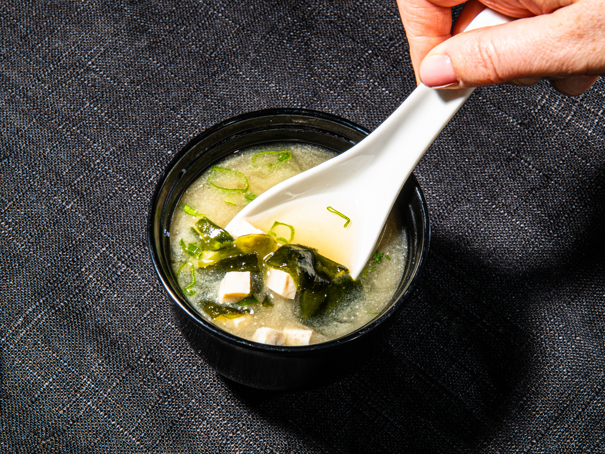 Order Classic Miso Soup food online from Katsuya Downtown store, Los Angeles on bringmethat.com