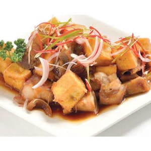 Order Tokwa't Baboy (Small) (8 oz.) food online from Pat and Oscars Temecula store, Temecula on bringmethat.com
