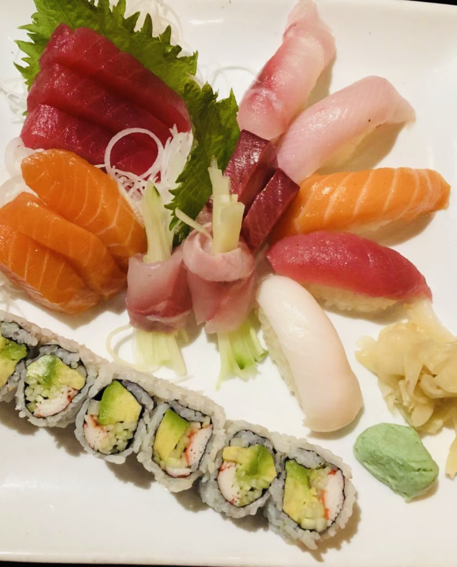 Order Sushi and Sashimi Combo food online from Hiroto Japanese Restaurant store, Brooklyn on bringmethat.com