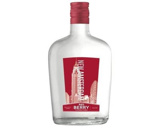 Order New Amsterdam Red Berry Flavored, 375mL vodka (35% ABV) food online from Central Liquor Market store, Los Angeles on bringmethat.com