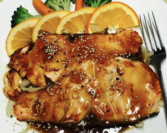 Order Teryaki Salmon food online from Sakura Sushi & Thai Cuisine store, New York on bringmethat.com