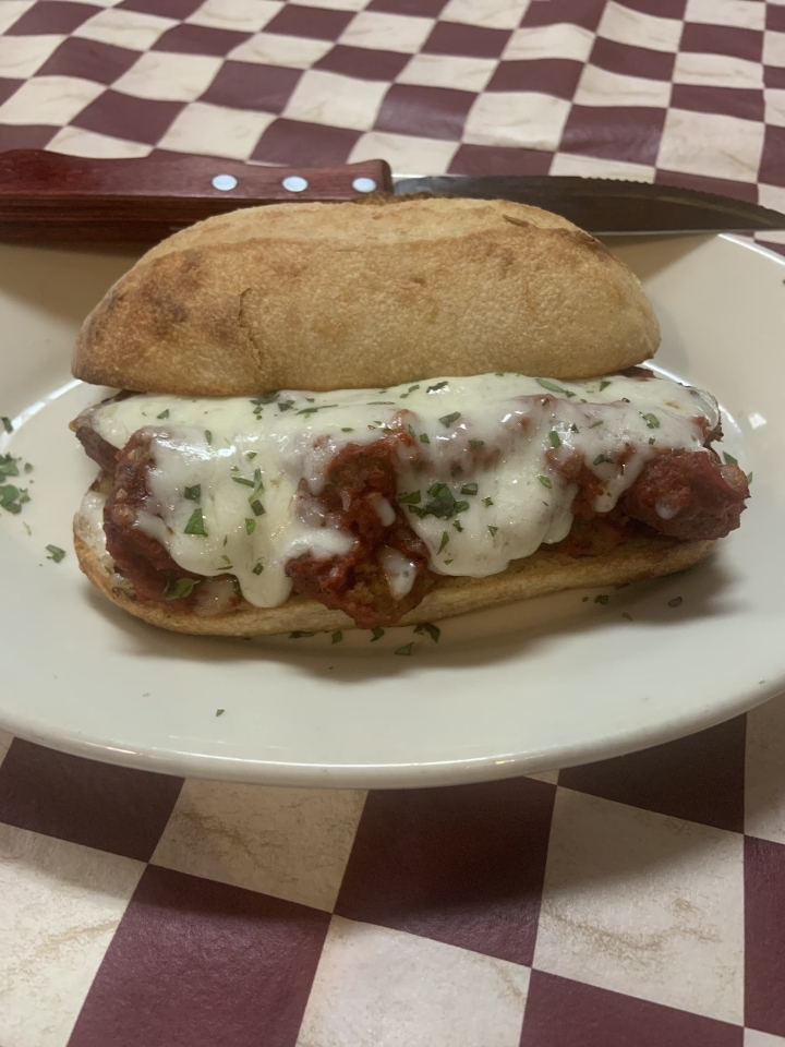 Order Meatball Grinder food online from Trackside Pizza store, Puyallup on bringmethat.com