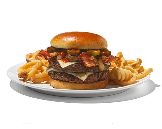 Order Diablo Burger food online from Hooters store, Fayetteville on bringmethat.com