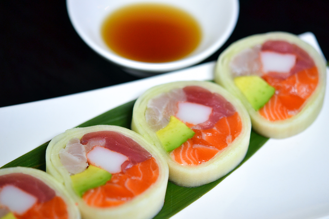 Order Rainbow Naruto food online from Sushi para japanese restaurant store, New York on bringmethat.com