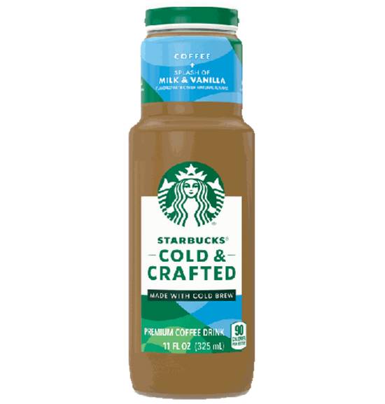 Order Starbucks Cold & Crafted - Coffee + Splash of Milk & Vanilla food online from IV Deli Mart store, Goleta on bringmethat.com
