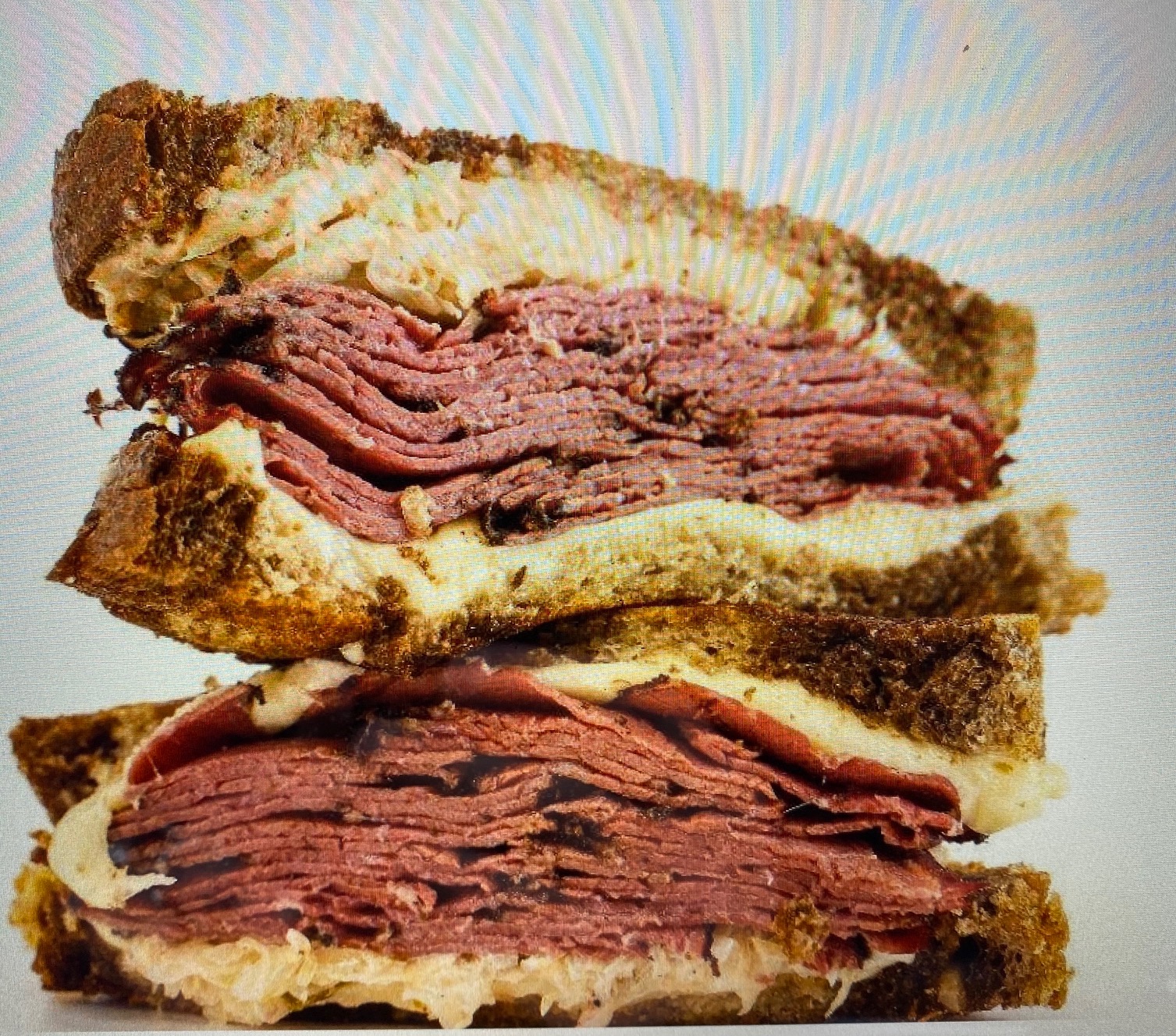 Order Pastrami Ruben food online from Town Hall Deli store, Englewood on bringmethat.com