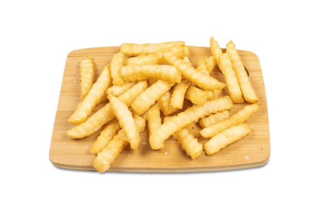 Order Crinkle Cut Fries food online from $5 Burgers store, Plymouth on bringmethat.com