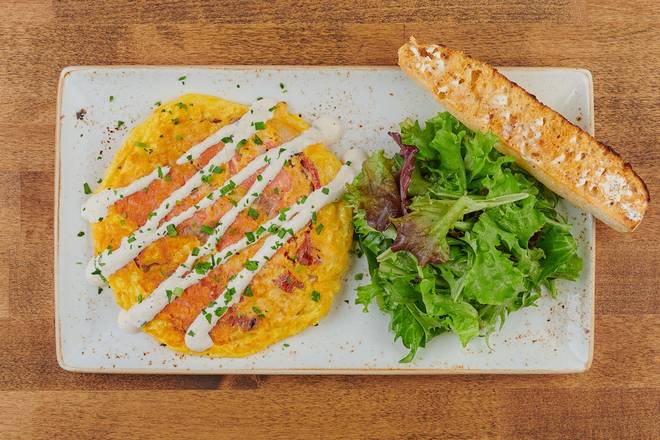 Order Smoked Salmon & Roasted Vegetable Frittata food online from First Watch store, Medina on bringmethat.com