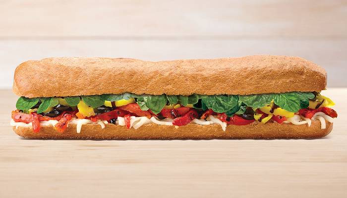 Order 12" Veggie Delight Sub (846cal) food online from Quickchek store, Bayville on bringmethat.com