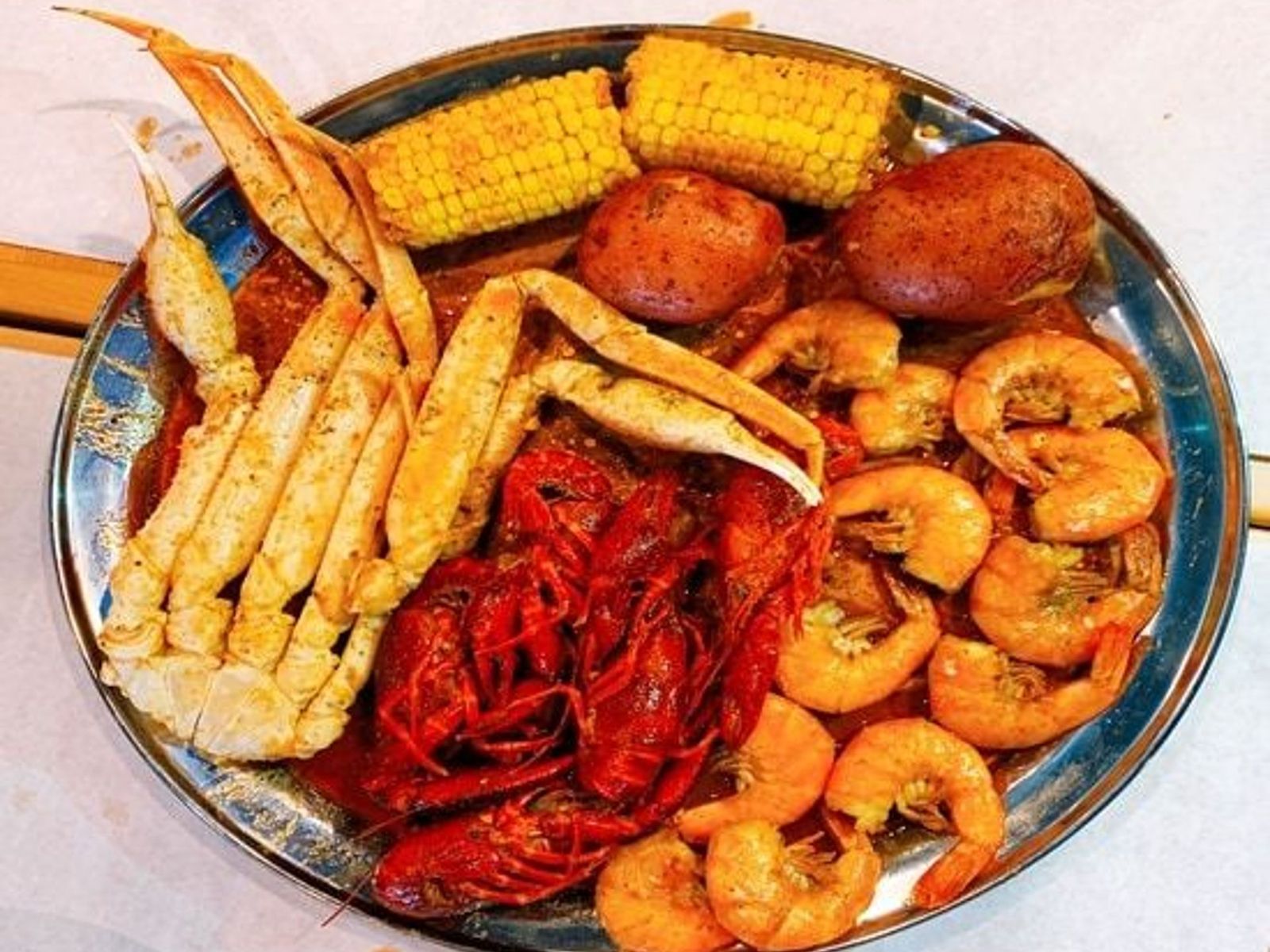 Order Combo B food online from Juicy Seafood store, Clarksville on bringmethat.com