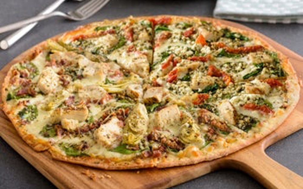 Order Create Your Own Half & Half Pizza (Thin Crust) - Large 14'' food online from Papa Murphy store, Casa Grande on bringmethat.com