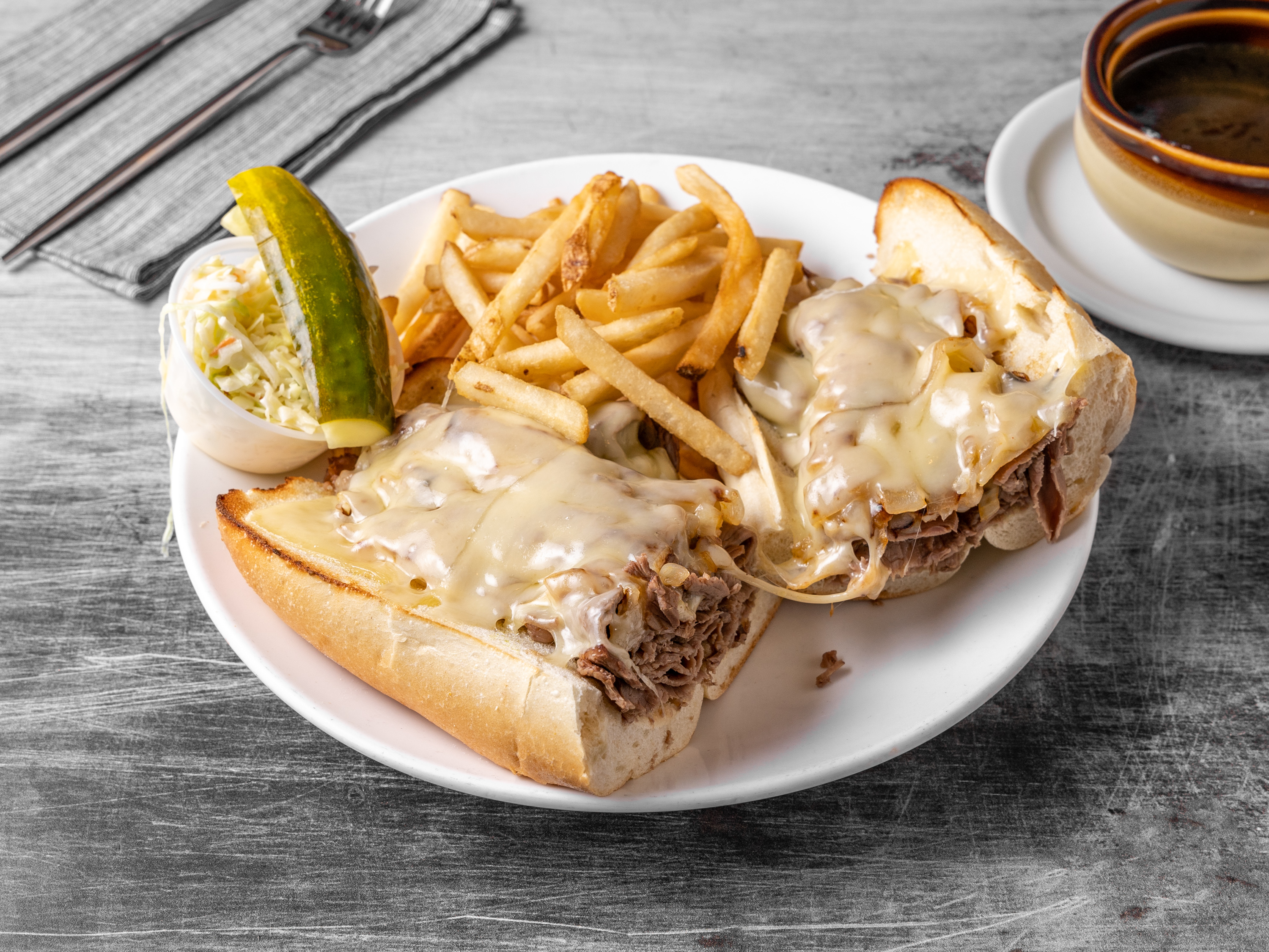 Order Philly Cheese Steak Sandwich food online from Ardsley Diner store, Ardsley on bringmethat.com