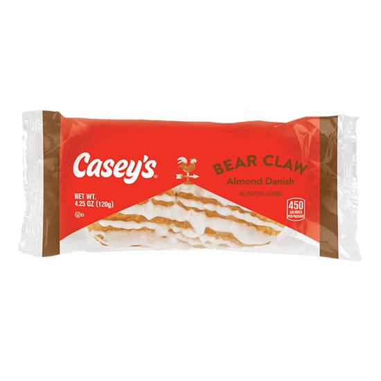 Order Casey's Bear Claw Almond Danish 4.25oz food online from Casey store, North Platte on bringmethat.com
