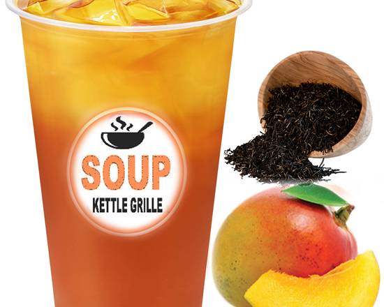 Order Iced Mango Black Tea  food online from Soup Kettle Grille store, Meridian on bringmethat.com