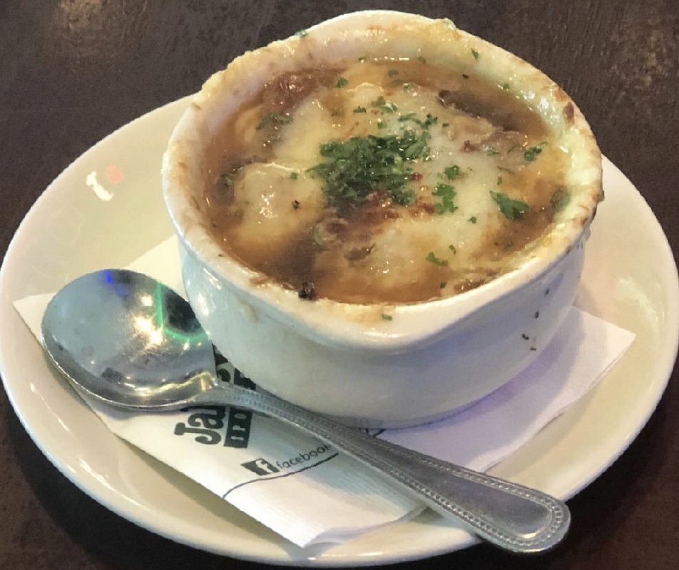 Order French Onion Soup food online from Jake N Joes Sports Grille store, Foxborough on bringmethat.com