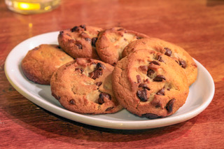 Order Homemade Ghirardelli Chocolate Chip Cookies food online from Clarke's (wrigley) store, Chicago on bringmethat.com