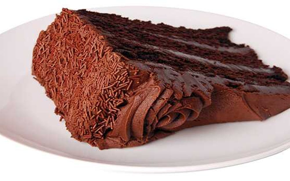 Order Chocolate Cake - Slice food online from Happy's Pizza store, Saginaw on bringmethat.com