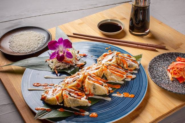 Order Crazy Volcano Roll food online from Yamachen Sushi store, Virginia Beach on bringmethat.com