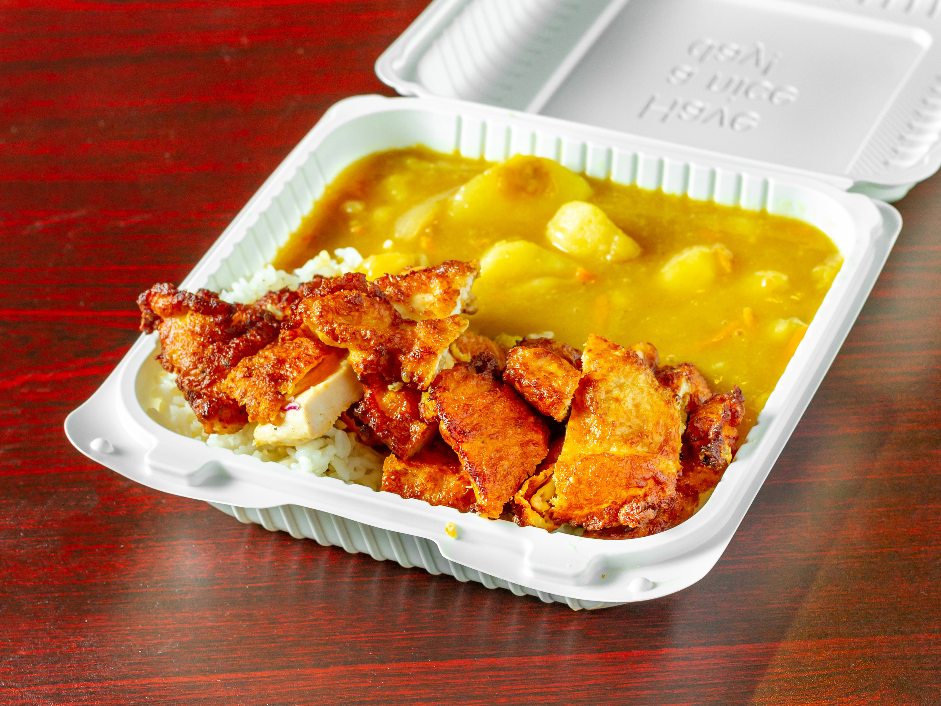 Order Curry Rice with Chicken Cutlet food online from Red Tiger Korean Bbq Grill store, Pasadena on bringmethat.com