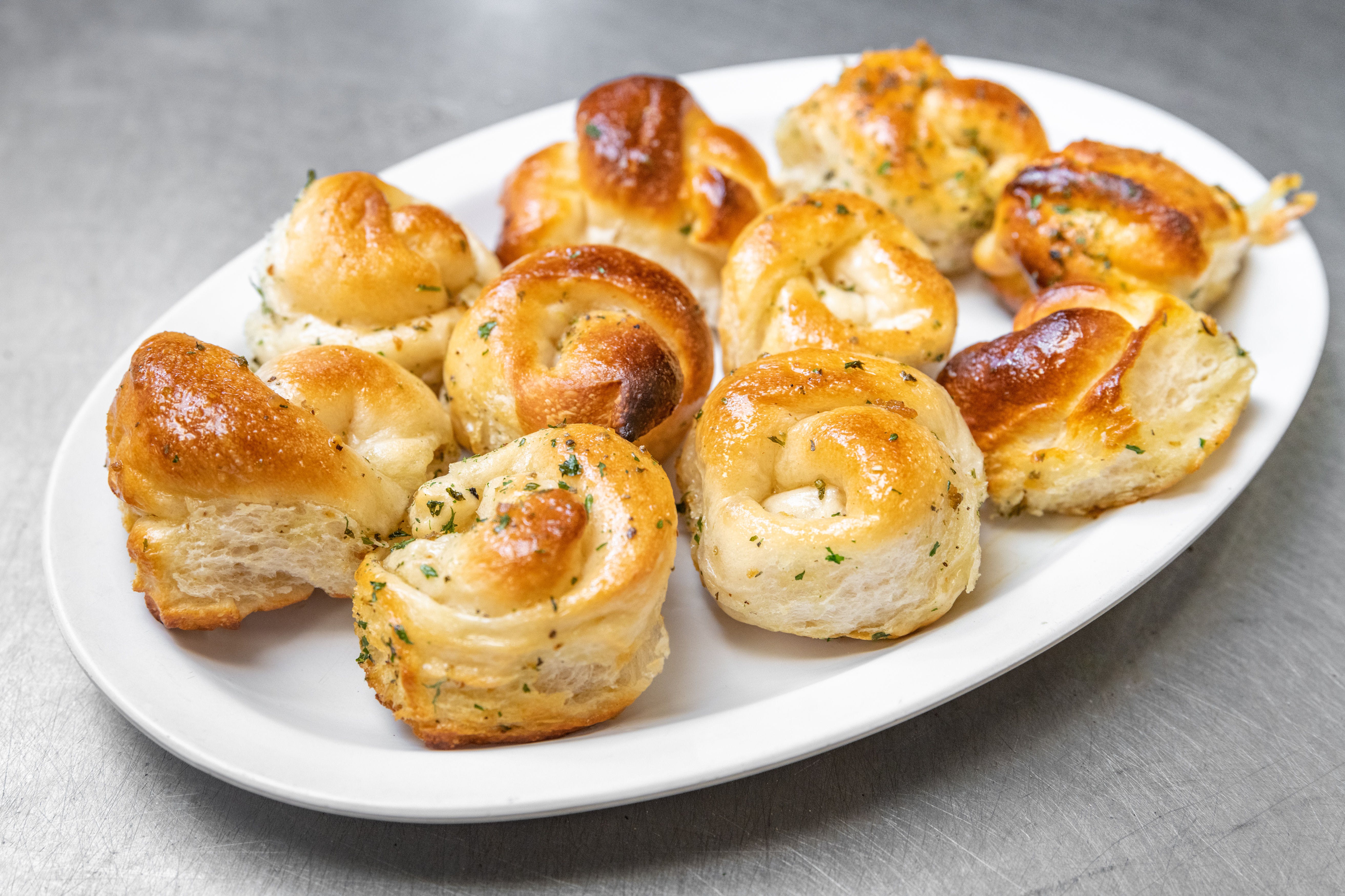 Order Garlic Rolls - Dozen food online from Jerry and Joe's Pizza store, Palmetto Bay on bringmethat.com