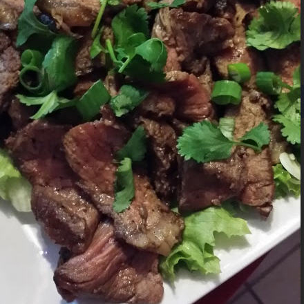 Order Grilled BF Steak food online from Thai Lily Cafe store, Houston on bringmethat.com