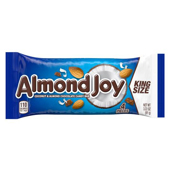 Order Almond Joy Candy Bar King Size (3.22 oz) food online from Rite Aid store, Eugene on bringmethat.com