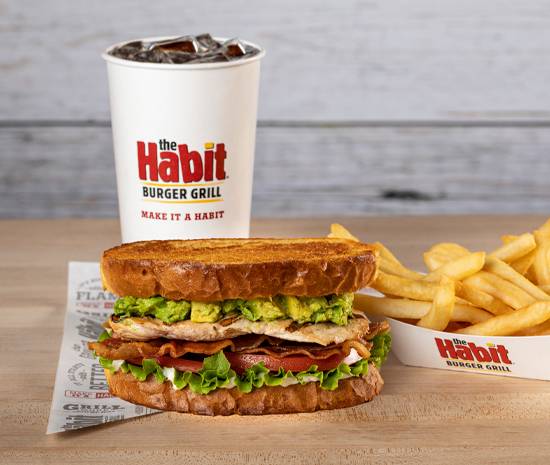 Order #8 Chicken Club Sandwich Meal food online from The Habit Burger Grill store, Sunnyvale on bringmethat.com