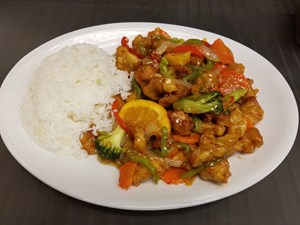 Order Orange Chicken food online from Simply Thai store, Fort Collins on bringmethat.com
