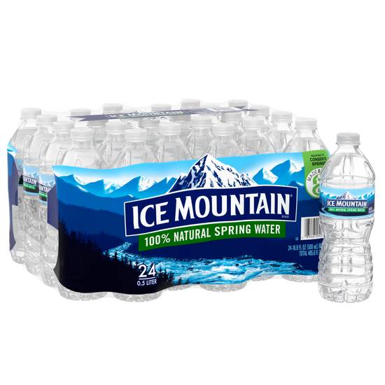 Order Ice Mountain 100% Natural Spring Water Plastic Bottle 16.9 OZ, 24CT food online from Cvs store, SAINT CLAIR SHORES on bringmethat.com