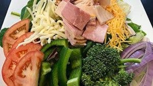 Order Chef Salad - Salad food online from Romeo's Pizza store, Apex on bringmethat.com