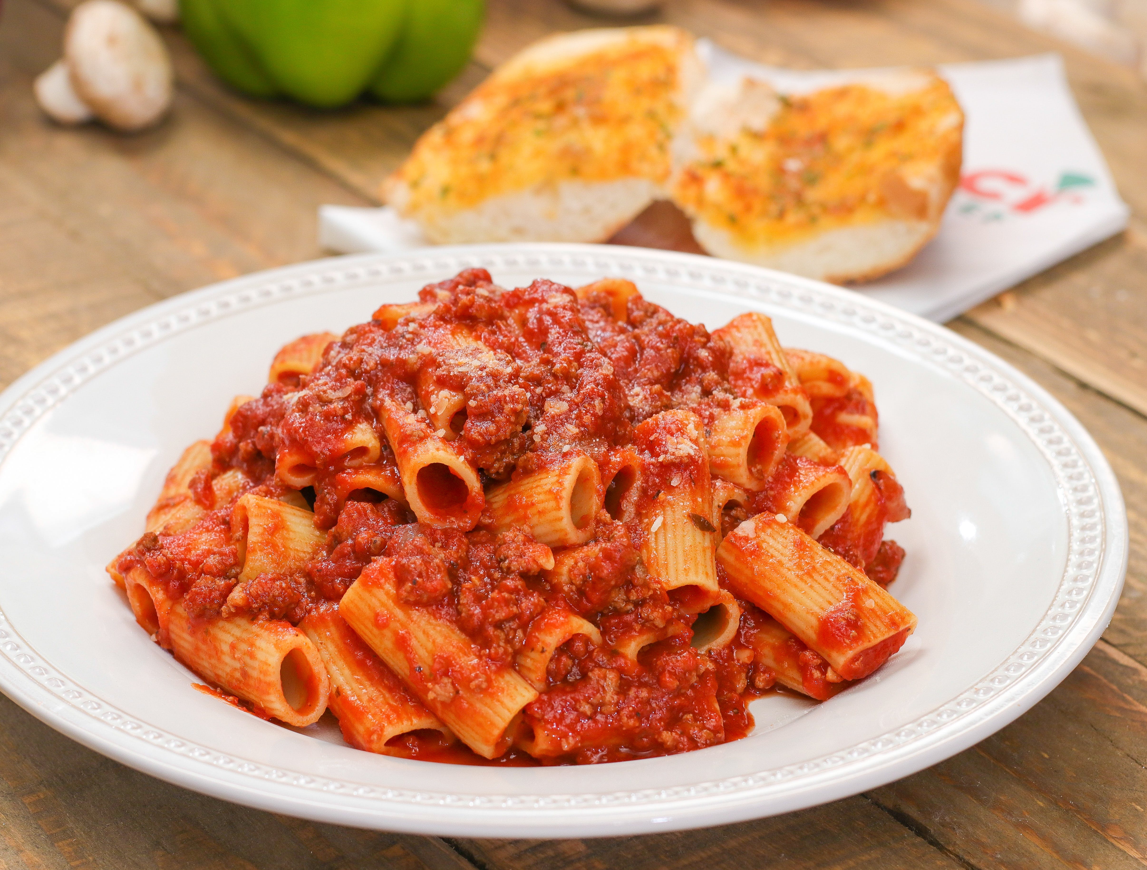 Order Pasta with Meat Sauce - Pasta food online from Ameci Pizza & Pasta store, Westlake Village on bringmethat.com