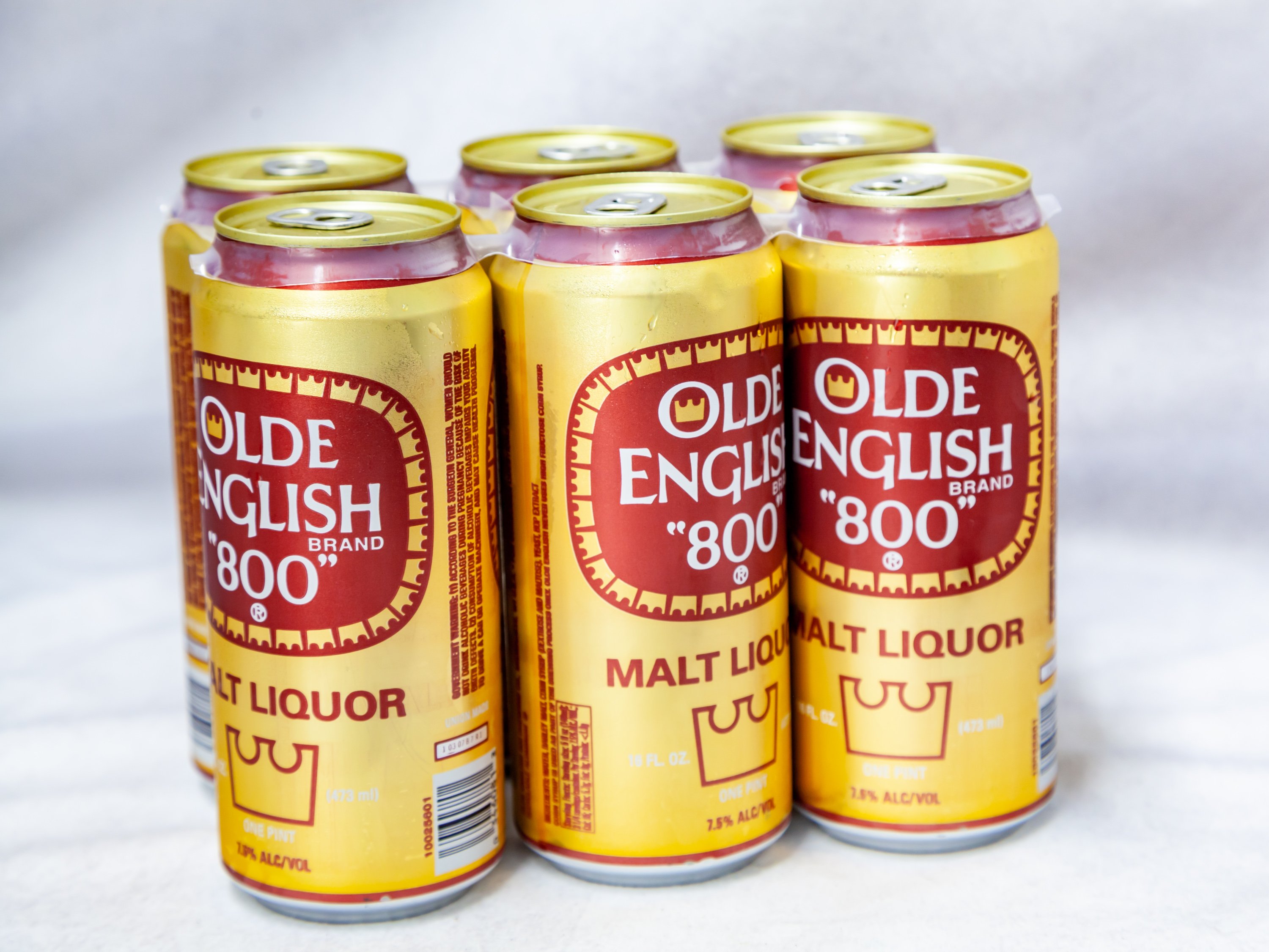 Order 6 Pack Can Olde English 800 ( 16oz) food online from Gallaghers Drive-In Liquor store, Oakland on bringmethat.com