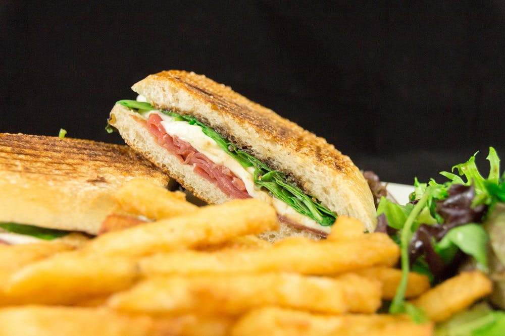 Order Siciliano Panini - Panini food online from The Godfather Of Parsippany store, Parsippany Troy Hills on bringmethat.com
