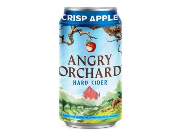 Order Angry Orchard Crisp Apple Hard Cider, Spiked - 12x 12oz Cans food online from Bear Creek Spirits & Wine store, Colleyville on bringmethat.com