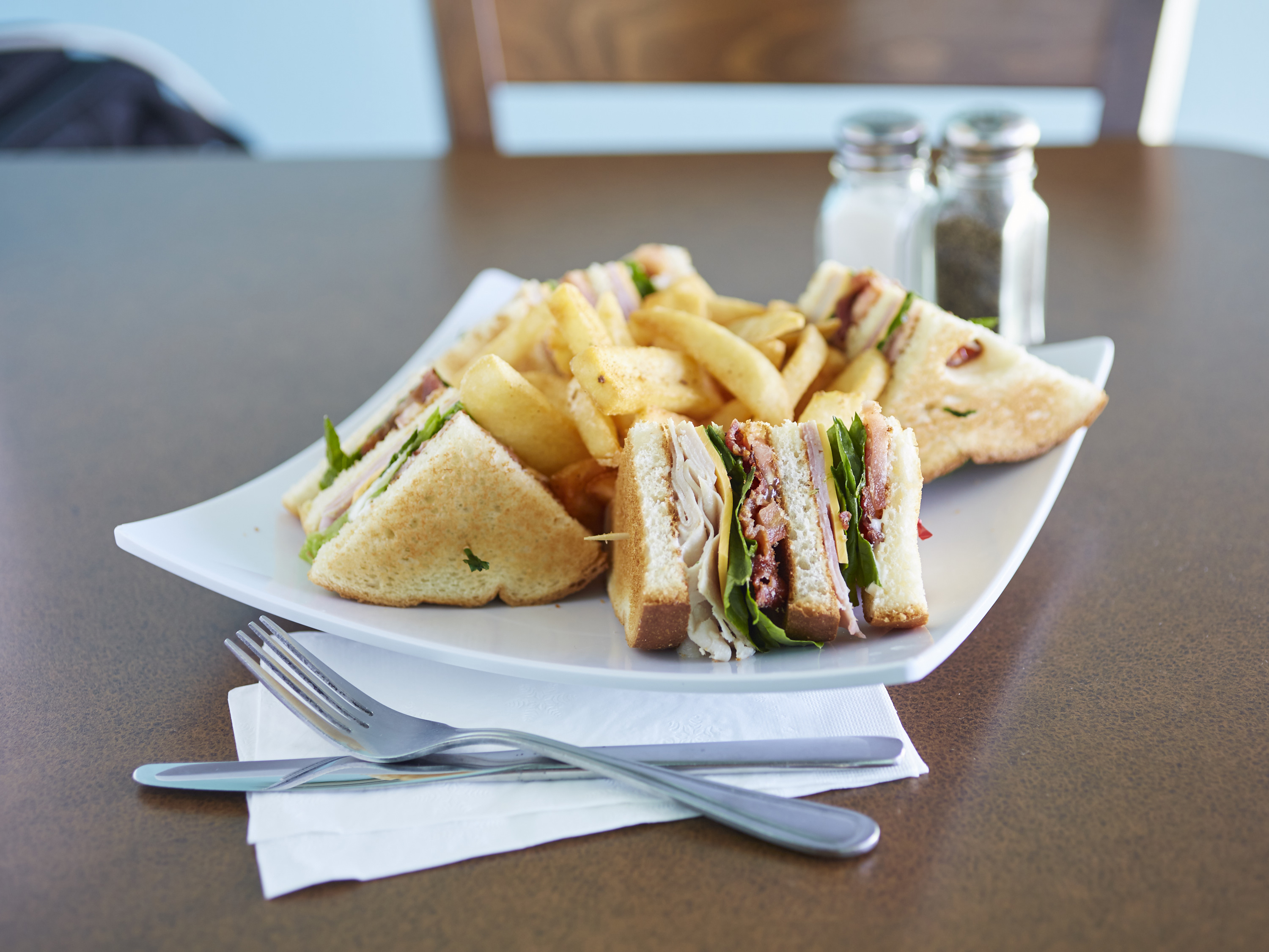 Order Pacific Club Sandwich food online from Pacific Cafe store, Oxnard on bringmethat.com