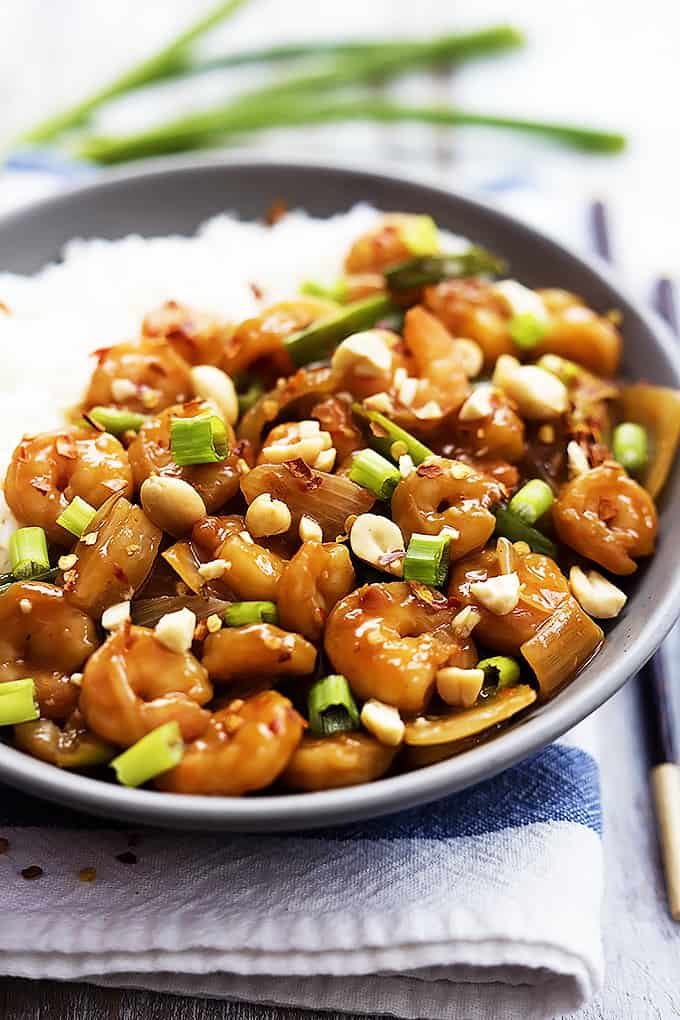 Order Kung Pao Shrimp food online from Red Dragon Chinese Restaurant store, Raleigh on bringmethat.com