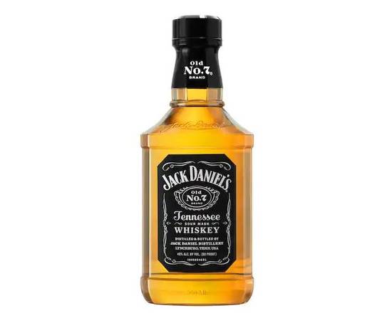 Order Jack Daniel's Black Tennessee Old No. 7, 200mL whiskey(40.0% ABV) food online from Tenderloin Liquor store, San Francisco on bringmethat.com