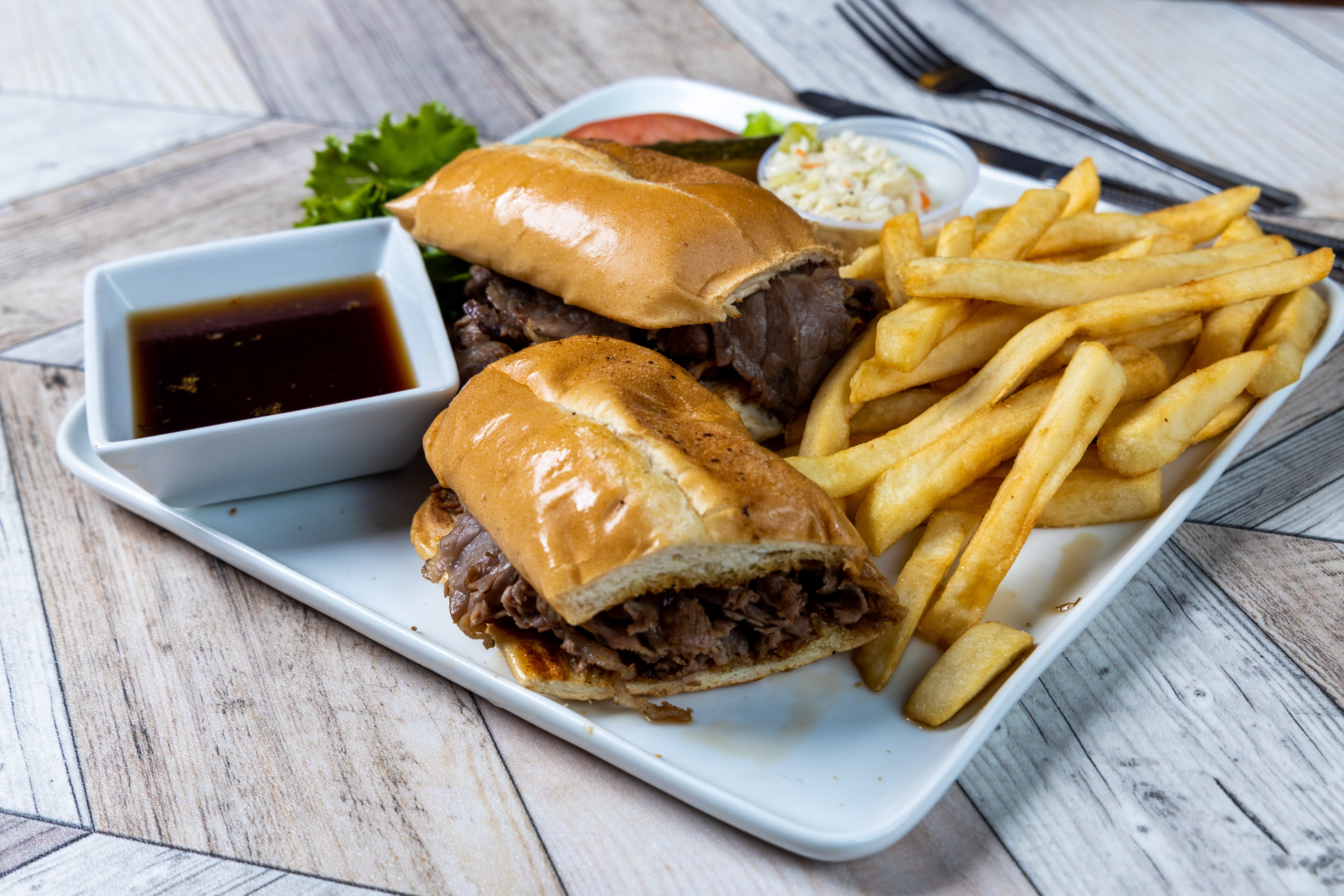 Order French Dip  food online from Top View Restaurant store, Chicago on bringmethat.com