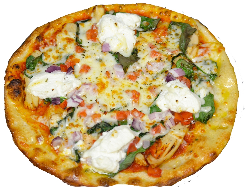 Order 10" Chicken Florentine food online from Davinci Pizza store, Frankfort on bringmethat.com