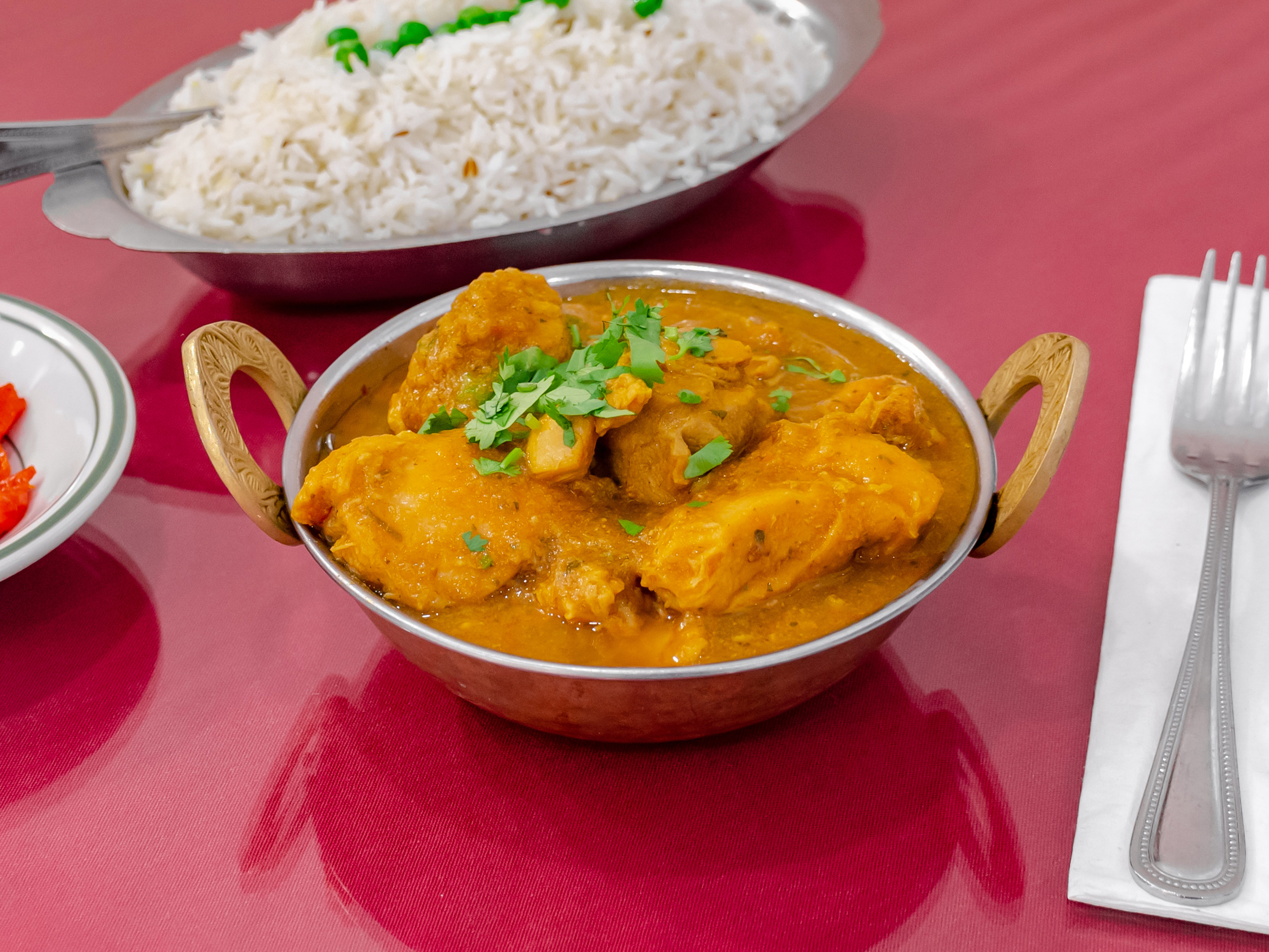Order 1. Chicken Curry food online from Delhi Palace store, Indianapolis on bringmethat.com
