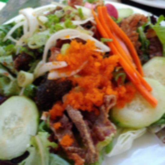 Order Salmon Skin Salad food online from Yuko Kitchen Dtla store, Los Angeles on bringmethat.com